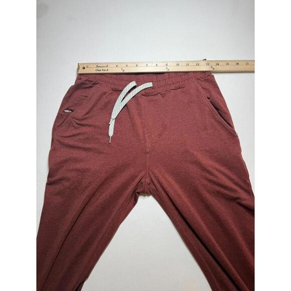 Vuori Ponto Performance Pants Small Red Rust Lightweight Athleisure Performance - Picture 4 of 5